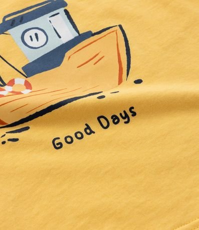 Conjunto Infantil con Estampa de Barquitos - Talle 1 a 6 años 10