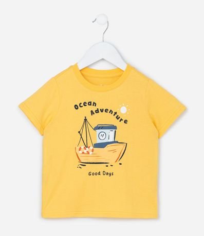 Conjunto Infantil con Estampa de Barquitos - Talle 1 a 6 años 2