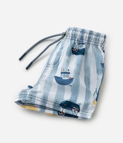 Conjunto Infantil con Estampa de Barquitos - Talle 1 a 6 años 7