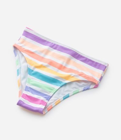 Bikini Infantil con Protección UV y Estampa Rayada - Talle 5 a 14 años 9
