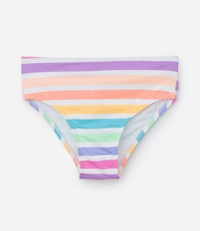 Bikini Infantil con Protección UV y Estampa Rayada - Talle 5 a 14 años 5