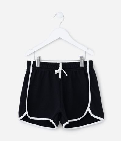 Short Runner Infantil en Algodón con Acabado Contrastante - Talle 5 a 14 años 1