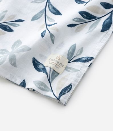 Camisa Infantil en Algodón con Estampa de Follajes - Tam1 a 6 años 7