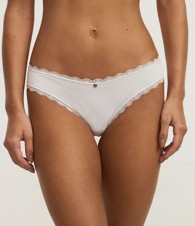 Kit 02 Bombachas Bikini en Microfibra con Detalle de Encaje y Levanta Pompis 3