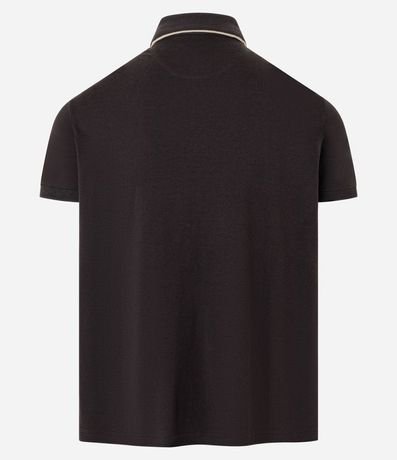 Polo Manga Corta sin Estampa en Algodón Peruano 7