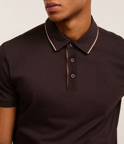 Polo Manga Corta sin Estampa en Algodón Peruano 3