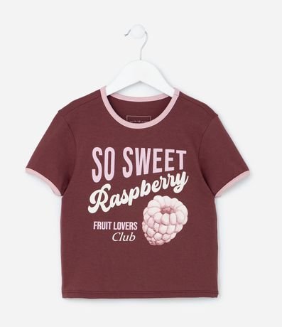 Remera Infantil con Estampa Fruta - Talle 5 a 14 años