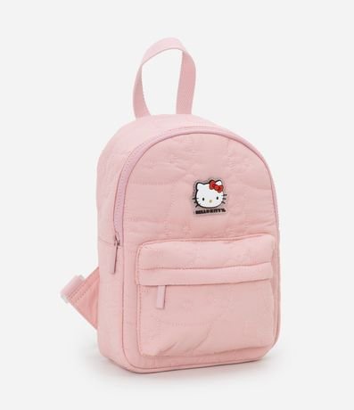 Mochila Infantil con Pequeño Bolsillo Delantero y Estampa de Hello Kitty - Talle único 1