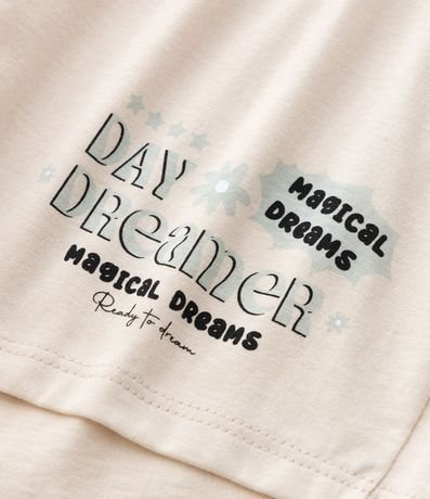 Pijama Corto Infantil en Algodón con Estampa de Carpincho - Talle 7 al 14 años 8