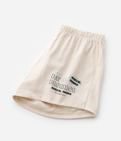 Pijama Corto Infantil en Algodón con Estampa de Carpincho - Talle 7 al 14 años 7