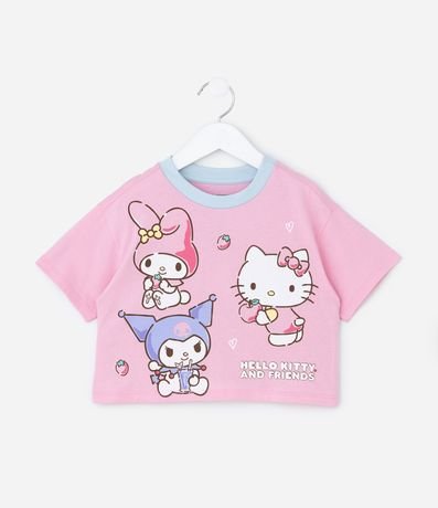 Pijama corto Infantil con Estampa Hello Kitty y Amigas - Talle 5 a 14 años 2
