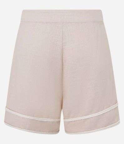 Short en Viscolino con Detalle de Cuerda en la Bajo 7