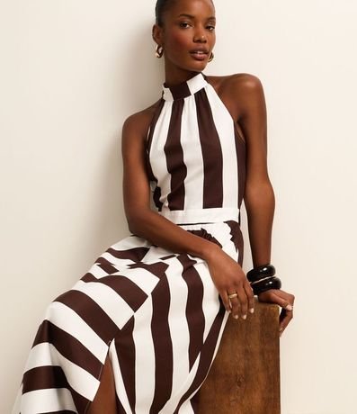 Vestido Midi en Tricolina con Lazo 8