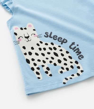 Pijama Corto Infantil con Estampa Leopardo - Talle 2 a 4 años 11