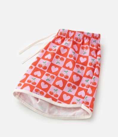 Pijama Infantil con Estampa Cereza -Talle 5 a 14 años 8