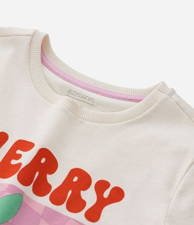 Pijama Infantil con Estampa Cereza -Talle 5 a 14 años 10