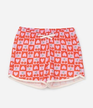 Pijama Infantil con Estampa Cereza -Talle 5 a 14 años 4