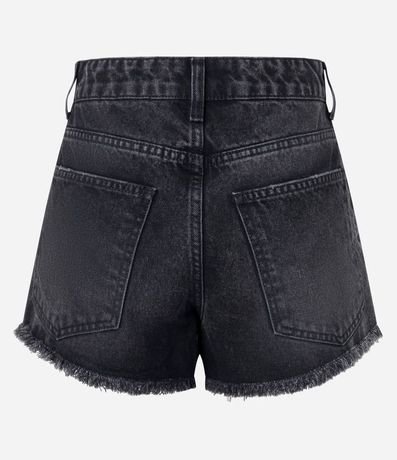 Short Slim en Jeans con Desgastados y Terminación Deshilachada 7