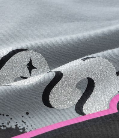 Remera Infantil con Estampa de Kuromi con Brillos - Talle 5 a 14 años 3