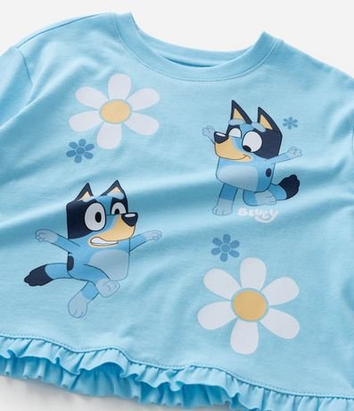 Blusa Infantil con Volado y Estampa Bluey - Talle 1 a 6 años 5