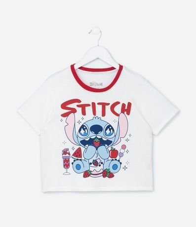 Blusa Infantil con Estampa de Stitch - Tam  5 a 14 años