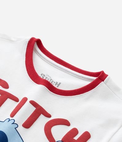 Blusa Infantil con Estampa de Stitch - Tam  5 a 14 años 4