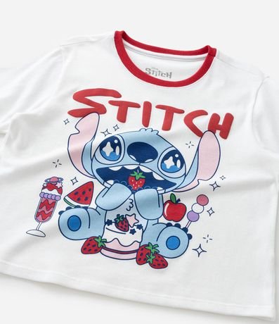 Blusa Infantil con Estampa de Stitch - Tam  5 a 14 años 5
