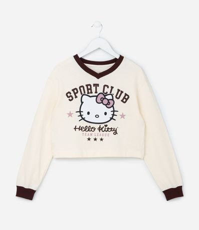 Saco Infantil en Algodón Estampa Hello Kitty - Talle 5 a 14 años 1