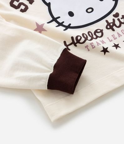 Saco Infantil en Algodón Estampa Hello Kitty - Talle 5 a 14 años 4