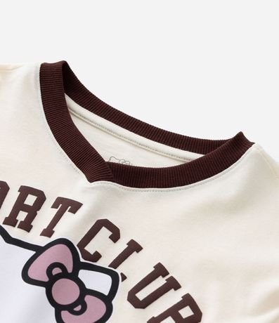 Saco Infantil en Algodón Estampa Hello Kitty - Talle 5 a 14 años 5