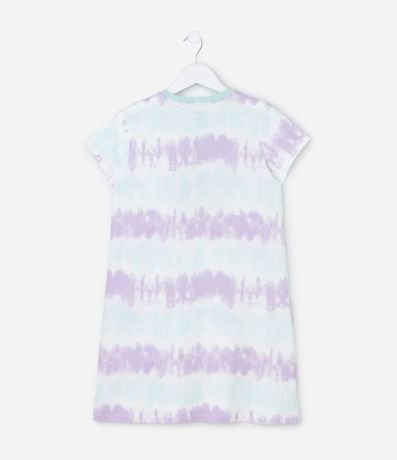 Camisón Infantil con Estampa Tie Dye y Margarita -Talle 5 a 14 años 2