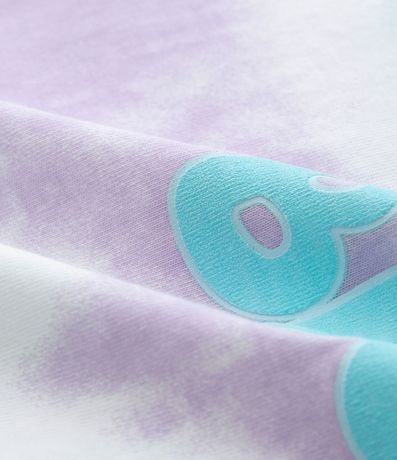 Camisón Infantil con Estampa Tie Dye y Margarita -Talle 5 a 14 años 3