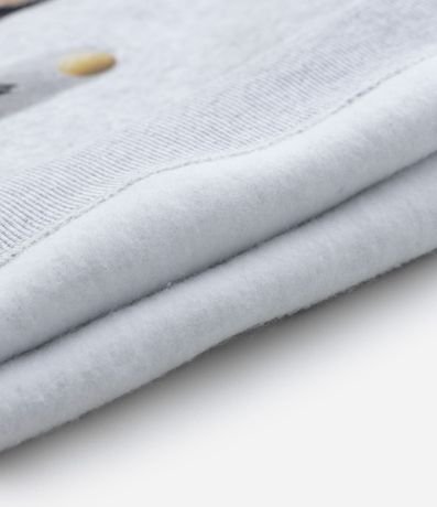 Saco Infantil en Algodón con Estampa Capivara Tenista - Talle 5 a 14 años 4