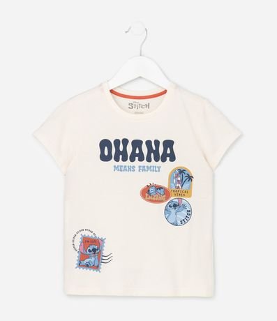 Pijama Infantil con Estampa do Stitch Ohana - Talle 2 a 14 años 2