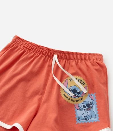 Pijama Infantil con Estampa do Stitch Ohana - Talle 2 a 14 años 6