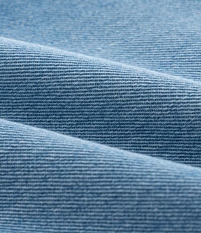 Pantalón Wide Leg Infantil Jeans con Rayas Laterales - Talle 5 a 14 años 3