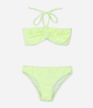 Bikini Infantil con Protección UV Texturizado - Talle 5 a 16 años