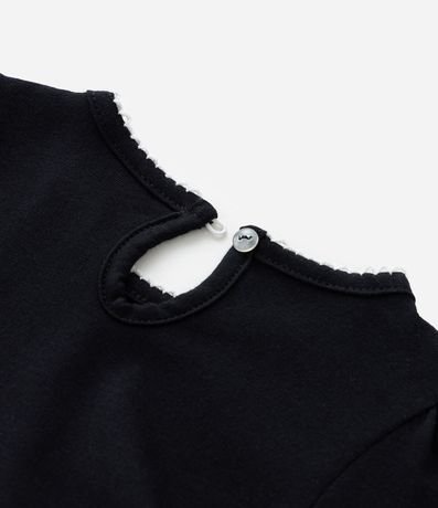 Vestido Body Infantil con Bolsos y Detalles Contrastantes - Talle a 18 meses 5