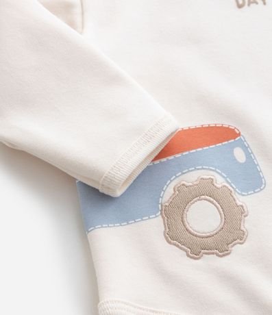 Conjunto Infantil con Estampa Coches Interativos  - Talle 0 a 18 meses 8