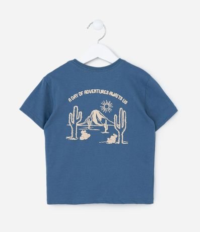 Remera Infantil con Estampa Frente y Espalda Paisaje - Talle 1 a 6 años 2