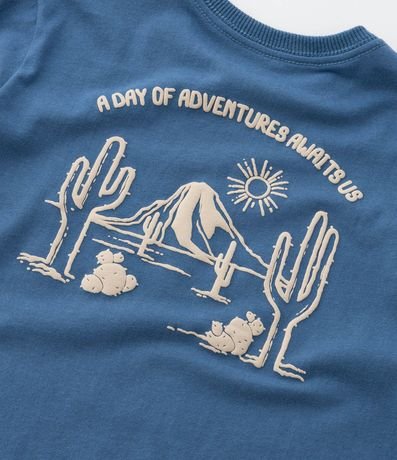 Remera Infantil con Estampa Frente y Espalda Paisaje - Talle 1 a 6 años 6