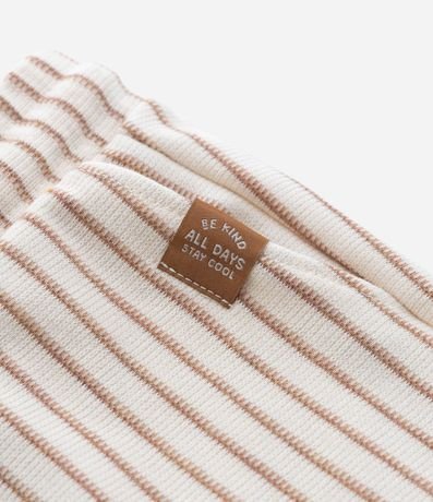 Bermuda Infantil con Estampa Rayada - Talle 1 a 6 años 6