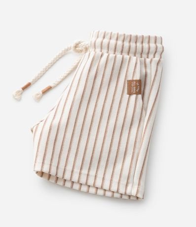 Bermuda Infantil con Estampa Rayada - Talle 1 a 6 años 7