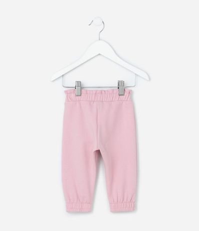 Pantalón Clochard Infantil Calentita con Moña Aplicado - Talle 0 a 18 meses 2