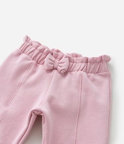 Pantalón Clochard Infantil Calentita con Moña Aplicado - Talle 0 a 18 meses 6