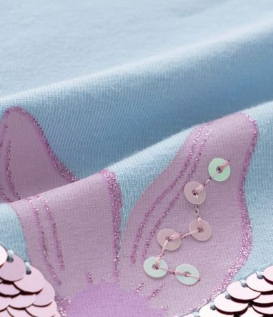 Blusa Infantil con Bordado de Flores en Lentejuelas - Talle 5 a 14 años 3