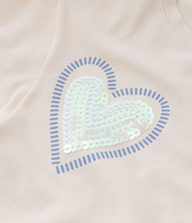 Blusa Cropped Infantil con Bordado en Lentejuelas - Talle 5 a 14 años 5