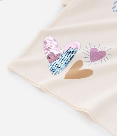 Blusa Cropped Infantil con Bordado en Lentejuelas - Talle 5 a 14 años 7