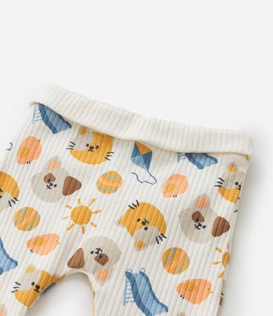 Conjunto Infantil con Estampa Cachorros en el Tobogan- Talle 0 a 18 meses 9