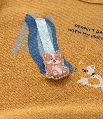 Conjunto Infantil con Estampa Cachorros en el Tobogan- Talle 0 a 18 meses 12